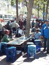 Schachspieler an der Market Street